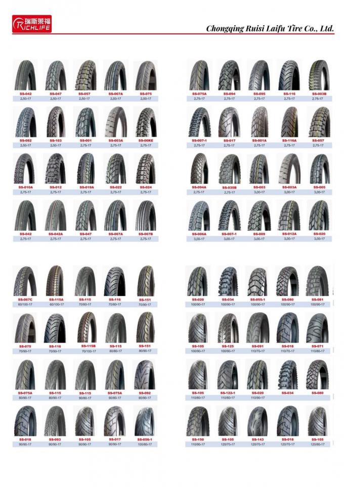 China′s High-Quality Heavy-Duty Harley Serrated Motorcycle Tire 3.50-17