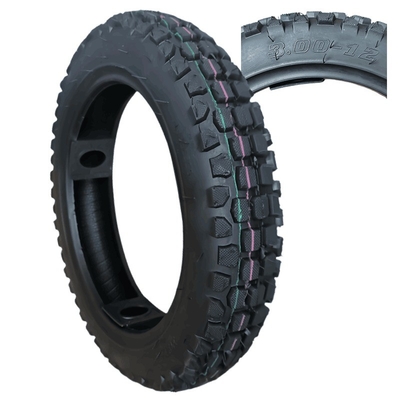 3.00-12 3.00-10 Heavy Duty Motorcycle Tire With High Rubber Content