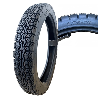 Nylon Cord Cross-Country Tread Pattern Motorcycle Tire 2.75-18 for Tricycle and Motorcycle