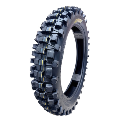 High Temperature Resistant 110/100-18 Motorcycle Off Road Tire With Tread Depth Of 13mm-20mm And Nylon Cord Design
