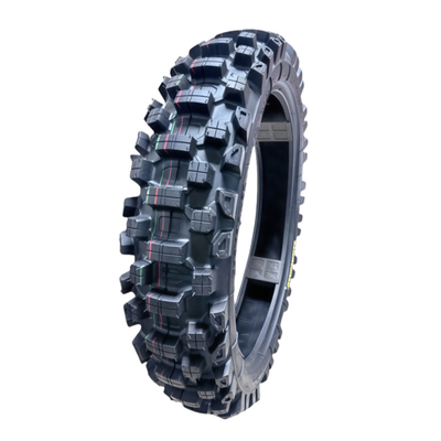 High Temperature Resistant 110/100-18 Motorcycle Off Road Tire With Tread Depth Of 13mm-20mm And Nylon Cord Design