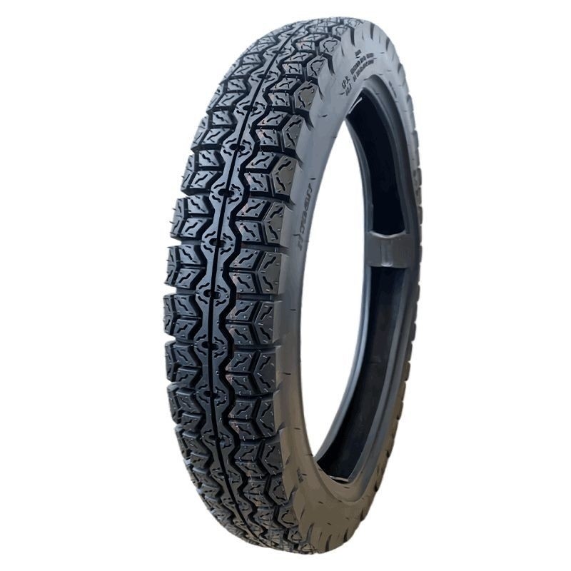 2.75-18 Motorcycle Tire Casing Tubeless Tyre with Inner Tube and Tread Depth 13mm-20mm